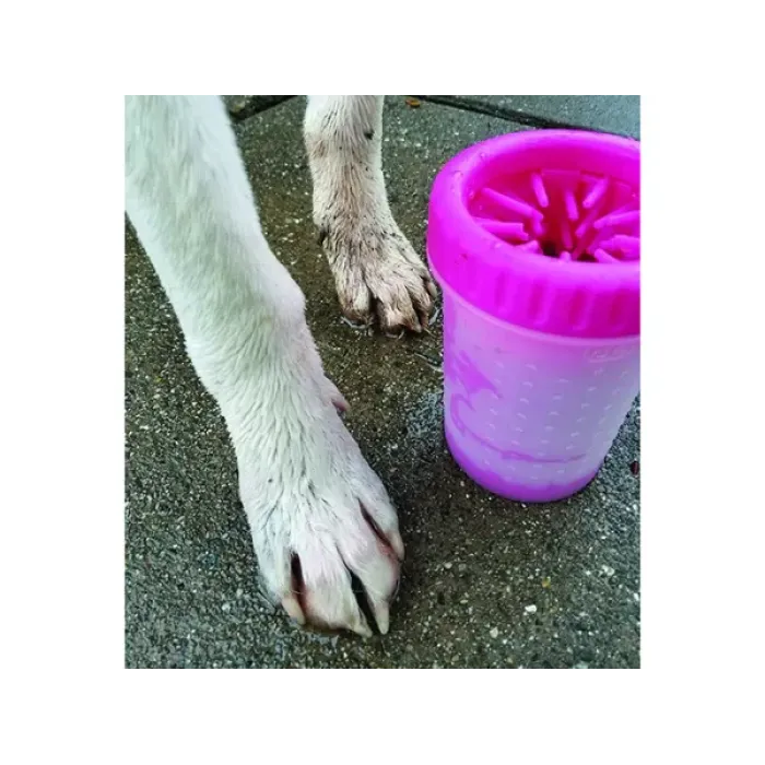 Pfotenreiniger-Becher aus Silikon für Hunde & Katzen – Größe M