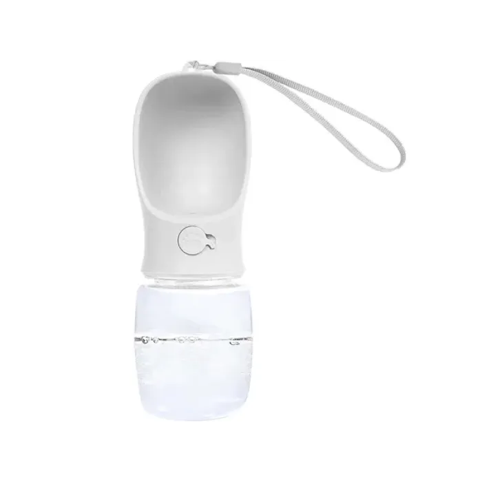 Tragbare Hunde-Trinkflasche mit Napf – 380 ml