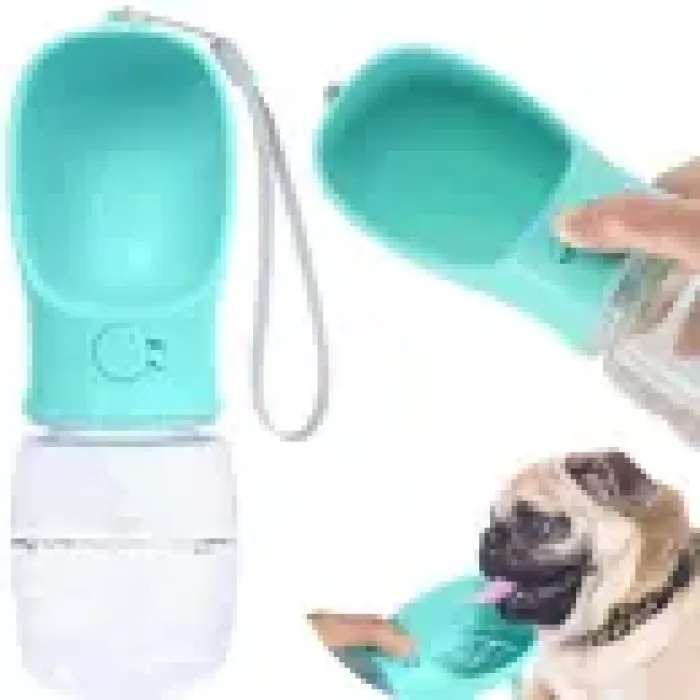Tragbare Hunde-Trinkflasche mit Napf – 380 ml (Variante 2)