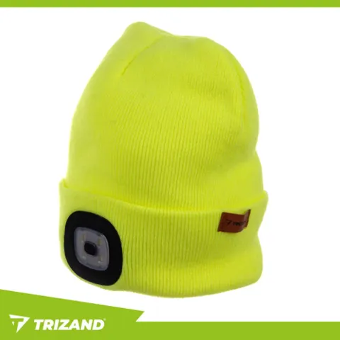 TRIZAND Wintermütze mit LED-Licht – USB-aufladbar, warm & funktional