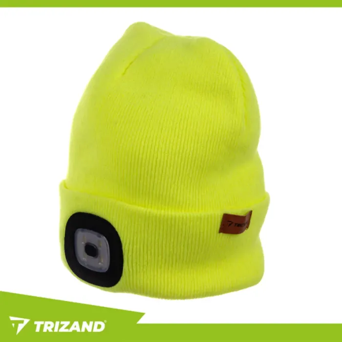 TRIZAND Wintermütze mit LED-Licht – USB-aufladbar, warm & funktional
