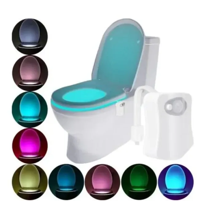 LED-WC-Licht mit Bewegungs- & Dämmerungssensor