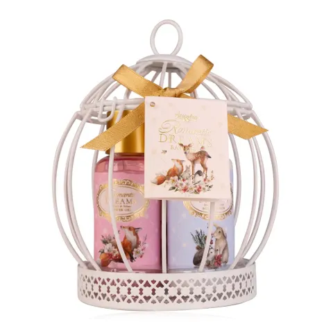 Geschenkset für Frauen ROMANTIC DREAMS im Vogelkäfig