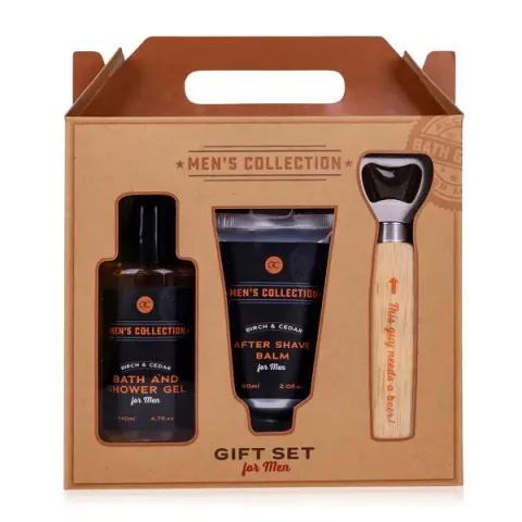Geschenkset für Männer MEN'S COLLECTION mit Flaschenöffner