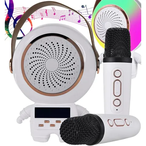 Kabelloses Karaoke-Set – Bluetooth-Lautsprecher mit 2 Mikrofonen